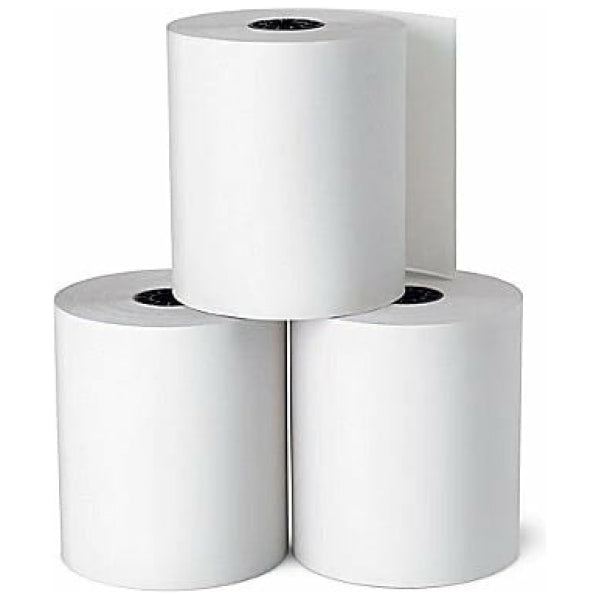 3 1/8" x 200' Premium Thermal Paper Rolls - 55gsm - 50/cs