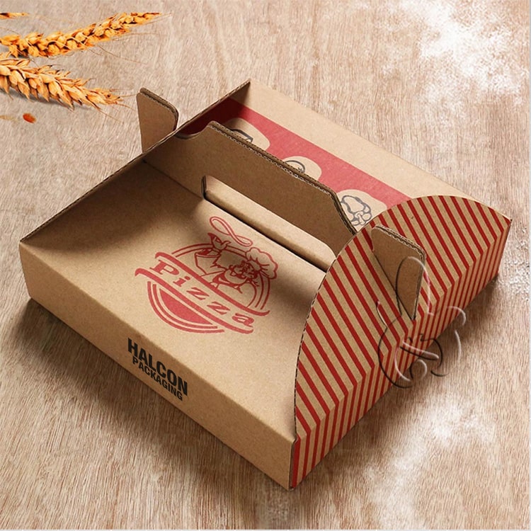 Custom Corrugated Pizza box - Brand Logo - Custom Size Available