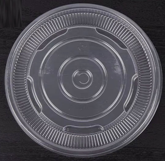98mm PP Lids for 8oz, 12oz, 16oz Kraft Paper Container - 500pcs