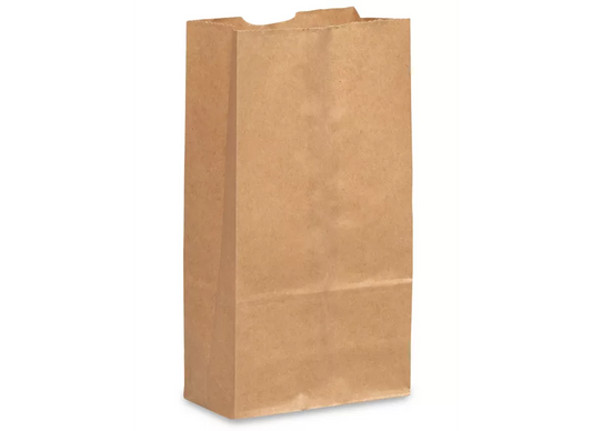 EcoPaack Kraft Paper Bag SOS DD50 made with 100% recycled kraft paper.