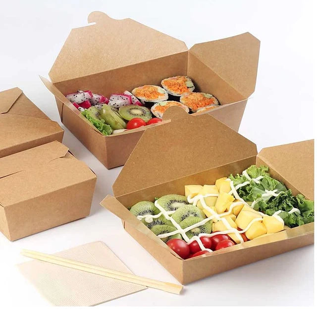 Demo Kraft Foldable Paper Take Out Box